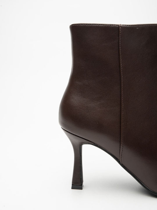 Damen Stiefeletten Braun