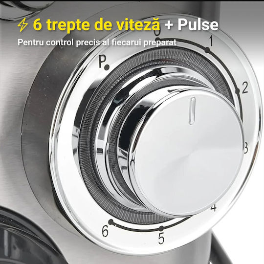 KB Elements Mixer Planetar 2000W Cu Bol Din Inox 7.5lt Neagră 236