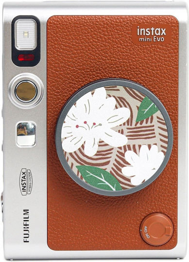 Decorative Sticker Loveinstant For Fujifilm Instax Mini Evo 3m Camera Case Retro Flowers