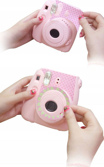 Loveinstant Skin Leather Sticker Fujifilm Instax Mini 8 Black
