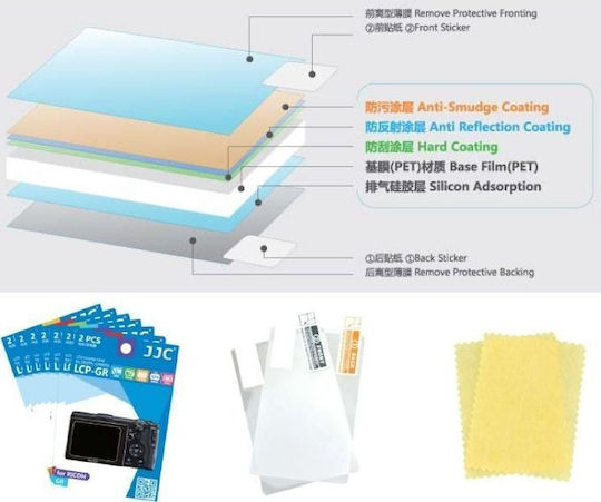 Jjc Lcd Screen Protector Canon Eos M3 M10 Set 2 Pieces Scratch-Resistant Polycarbonate Cover