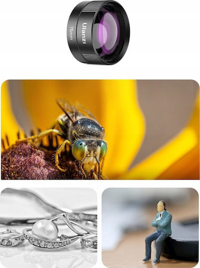 Ulanzi 75mm Macro Lens Smartphone Professional Macro Photography Lens Mobile Cl-003 F009