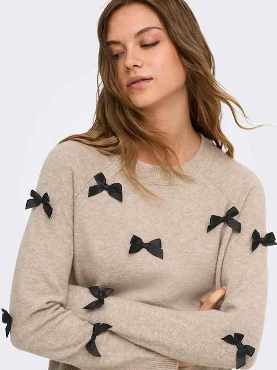 Damen Pullover Beige