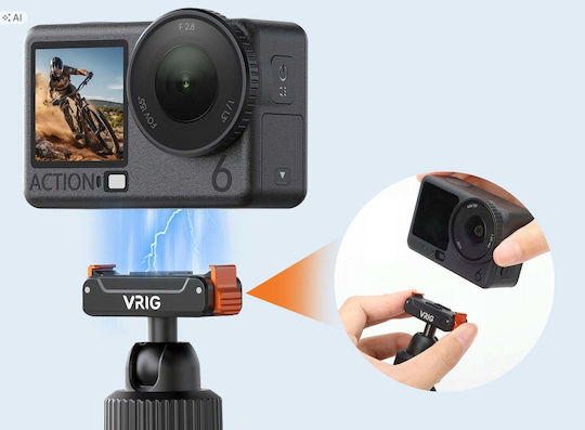 Vrig Dji Action 6 5 Pro 4 3 Osmo 360 Action-Kamera-Stützbasen A0307 Sb12054