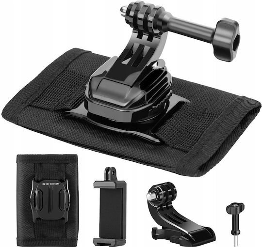 K&F Concept Backpack Support Base for Action Cameras for GoPro / SJCam / Xiaomi / DJI
