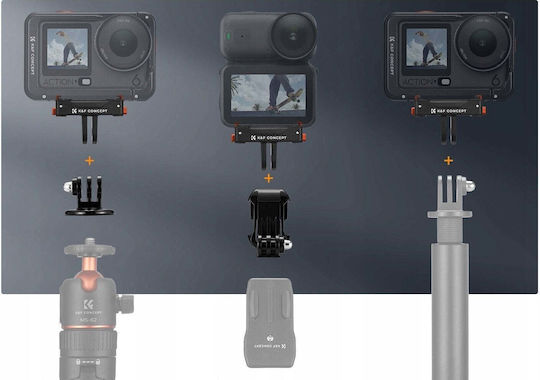 2x Magnetischer Adapter Für Schnelle Verbindung Kf Dji Osmo Action 6 Nano Gopro 1/4'' Kf12.0029