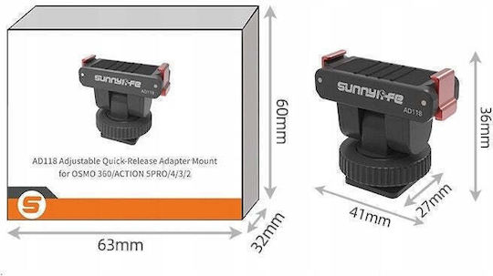 Sunnylife SmallRig Action-Kamera-Stützbasis für DJI