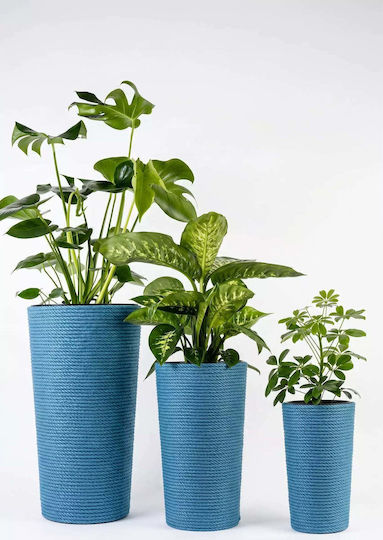 Adoni Plastic Flower Pot Blue Adoni Plastic Flower Pot Blue