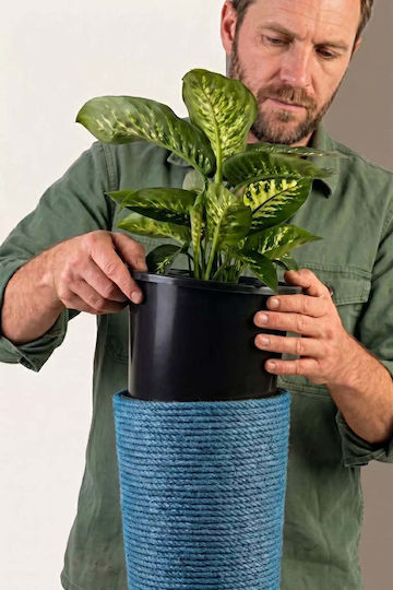 Adoni Plastic Blue Flower Pot 28x47cm