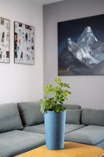 Adoni Plastic Blue Flower Pot 22x36cm