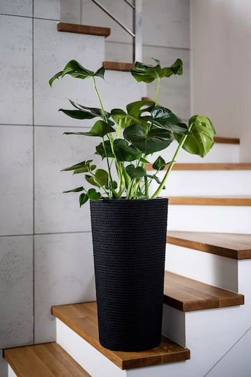 Adoni Bamboo Black Flower Pot 32x57cm