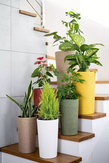 Adoni Kunststoff-Blumentopf Rot 28x47cm
