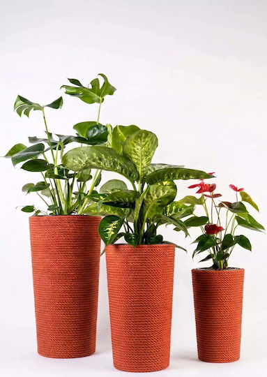 Adoni Kunststoff-Blumentopf Rot 28x47cm