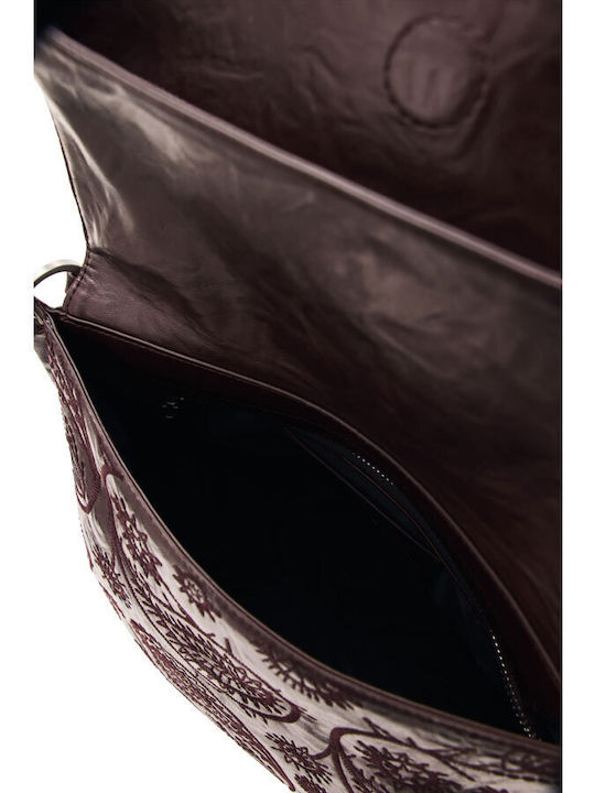 Damentasche Rucksack Schulter Burgundisch