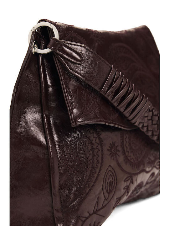 Damentasche Rucksack Schulter Burgundisch