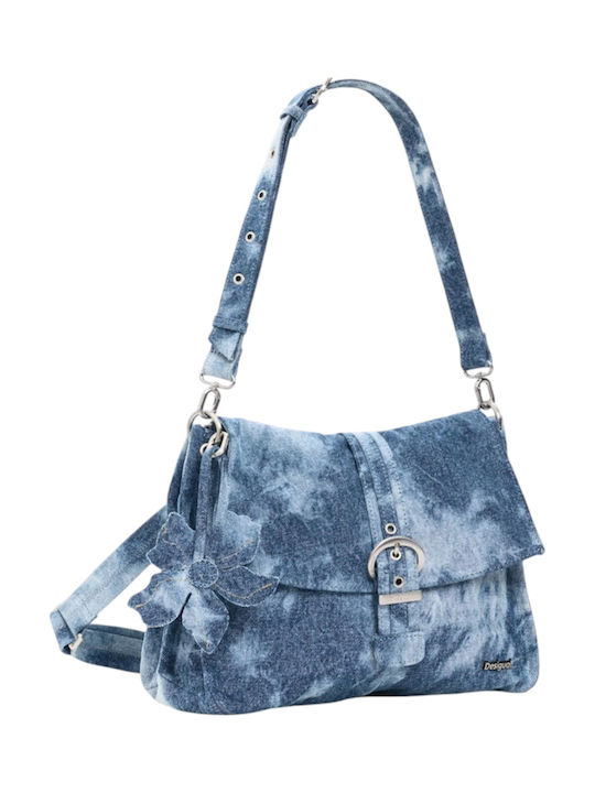 Gestrickte Damen Handtasche Blau