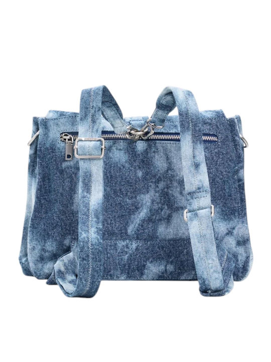 Gestrickte Damen Handtasche Blau