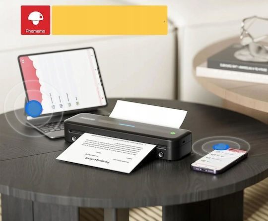 Phomemo Tragbarer Etikettendrucker USB Bluetooth 300 dpi