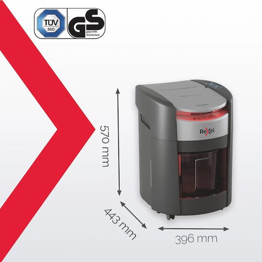 Rexel Distrugător Documente Micro Cut 150 Foi cu Recipient 15lt