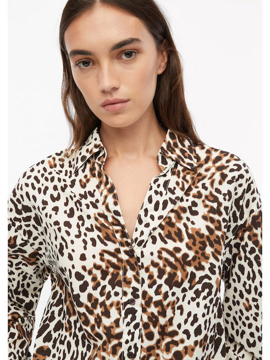 Long Sleeve Women's Shirt Brown