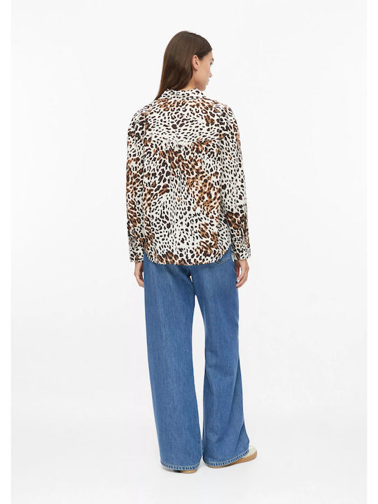 Long Sleeve Women's Shirt Brown