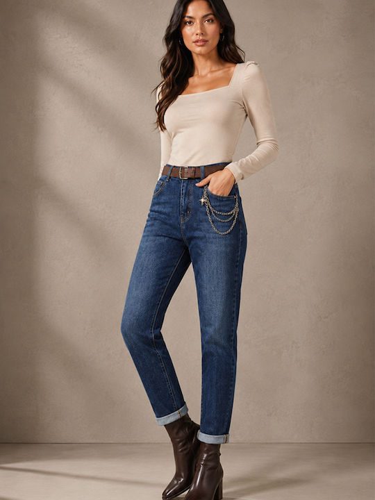 Hochgebirge Damen Jeans Hosen in Mom Passform