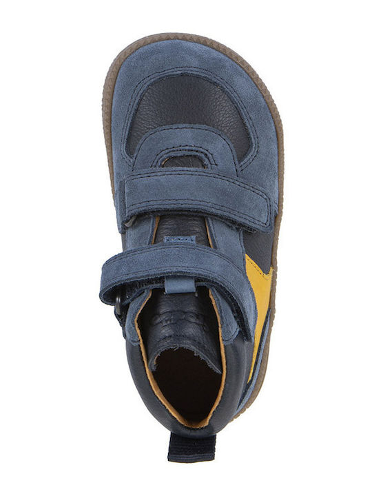Kids Sneakers High Anatomic with Hoop & Loop Closure Blue