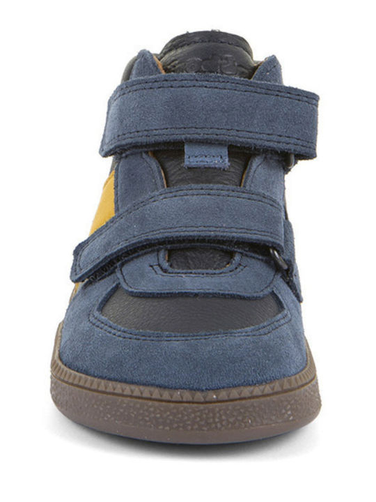 Kids Sneakers High Anatomic with Hoop & Loop Closure Blue