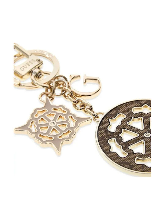 Guess Damen Schlüsselanhänger Keychains Ella Logo Rw7569p6301 Stein