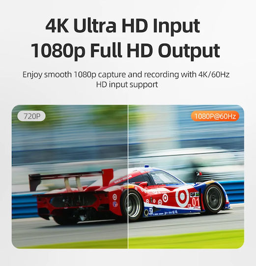 Cabletime Videoaufnahme Ct-achc3-ag Hdmi Usb & Usb-c 4k/30hz Grau Verschiedenes TV- und Videozubehör