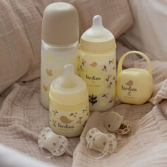 Suavinex Plastic Baby Bottle Anti-colic with Silicone Teat for 0+ Months Beige 150ml