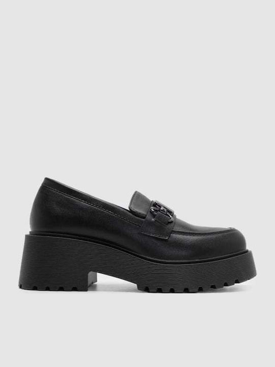 Damen Mokassins in Schwarz Farbe