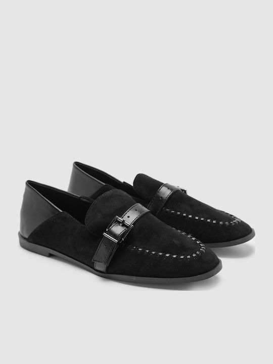 Damen Mokassins in Schwarz Farbe