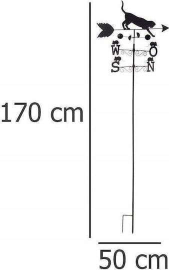 Maximex Decorațiune Pentru Grădină Metalică 50x40x170cm