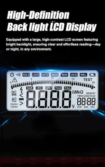 Proskit Digital Multimeter with AC / DC Measurement MT-4103