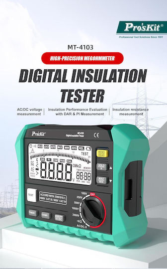 Proskit Digital Multimeter with AC / DC Measurement MT-4103