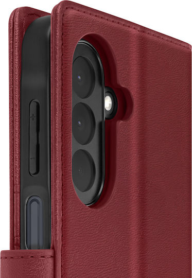 Mayaxess Rfid Blocking Wallet Case Samsung Galaxy A16 Detachable Cover Red