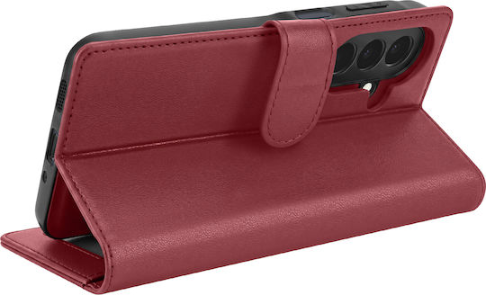 Mayaxess Rfid Blocking Wallet Case Samsung Galaxy A16 Detachable Cover Red