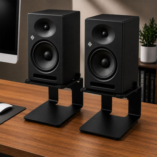 Dna Dss 2 Desktop Studio PA-Lautsprecherständer Lautsprecher Audio Monitor 2x Sicherheitslip 5° Neigungswinkel Bis Zu 13,5 Kg 2er Set