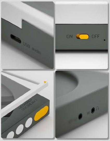 Moondrop Tragbares Radio-CD-Spieler mit CD / USB