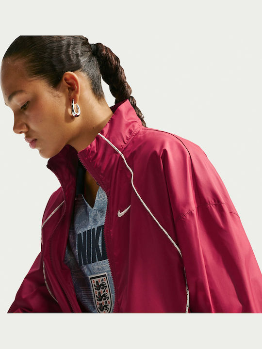 Athletics Women's Jacket for Winter Burgundy