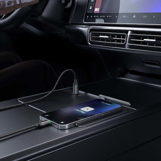 Mcdodo Плетен USB-C Мъжки към Lightning Кабел 36W Черен 1м CA-4820