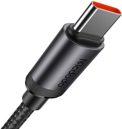 Mcdodo Плетен USB-C Мъжки към Lightning Кабел 36W Черен 1м CA-4820