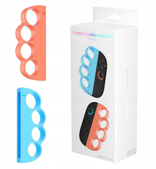 Jys 2x Боксова дръжка Jys-ns2298 Joy-con Nintendo Switch 2 Nsw2 Fitness Boxing Син Оранжев Sb11089