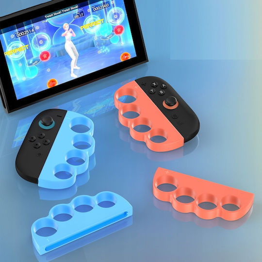 Jys 2x Боксова дръжка Jys-ns2298 Joy-con Nintendo Switch 2 Nsw2 Fitness Boxing Син Оранжев Sb11089