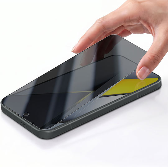 Avizar Gehärtetes Glas Displayschutzfolie Poco F8 Pro Datenschutz Filter Transparent Schwarz