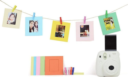 Loveinstant Set 5 in 1 Accessories Case Album Stickers Frames Tripod Fuji Instax Palm Black