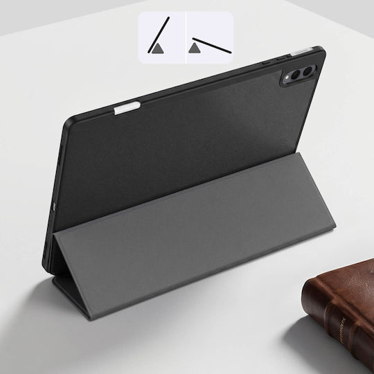 Avizar Case Samsung Galaxy Tab S12 Plus Stand Function Pen Holder Black