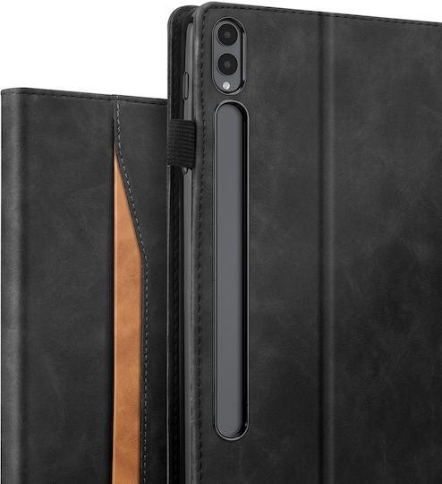 Avizar Husă Portofel Galaxy Tab S10 Ultra S11 Ultra S12 Ultra Neagră