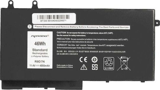 Movano Συμβατή Μπαταρία για Dell Latitude / Precision Dell Latitude 5410 5411 5500 Precision 3541 3550 με 4000mAh